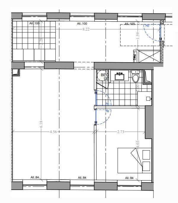 APPARTEMENT T2 A LOUER - SECLIN - 64.4 m2 - 765�&euro; charges comprises par mois