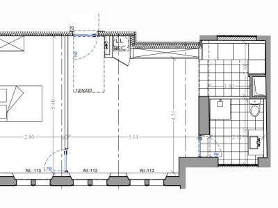 APPARTEMENT T2 A LOUER - SECLIN - 51.2 m2 - 670�&euro; charges comprises par mois