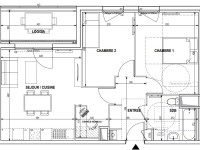 APPARTEMENT T3 A LOUER - ROUBAIX - 59.93 m2 - 750 € charges comprises par mois