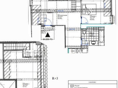 APPARTEMENT T3 A LOUER - SECLIN - 71.72 m2 - 775�&euro; charges comprises par mois