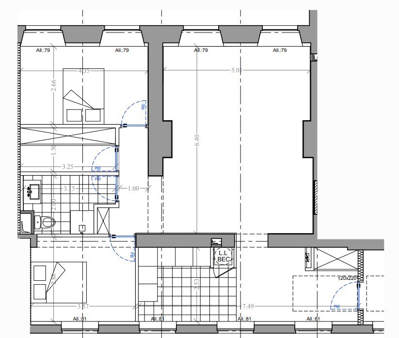 APPARTEMENT T3 A LOUER - SECLIN - 87.7 m2 - 990�&euro; charges comprises par mois