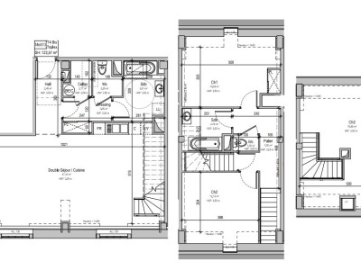 APPARTEMENT T4 BIS A LOUER - MARQUETTE LEZ LILLE - 125.52 m2 - 1 212 € charges comprises par mois